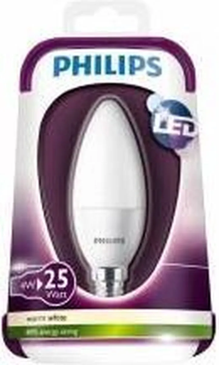 Philips 4W E14 FR ND LED Kaarslamp - Mat - 2700K