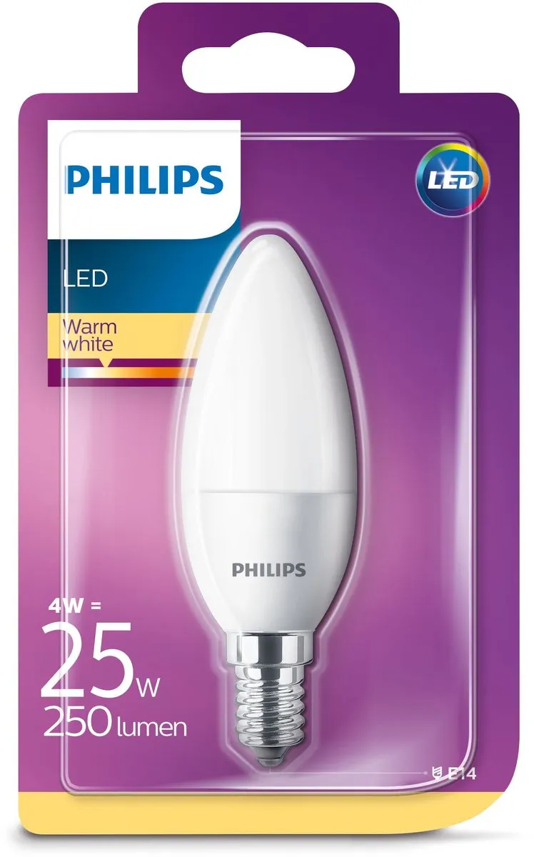 Philips 4W E14 FR ND LED Kaarslamp