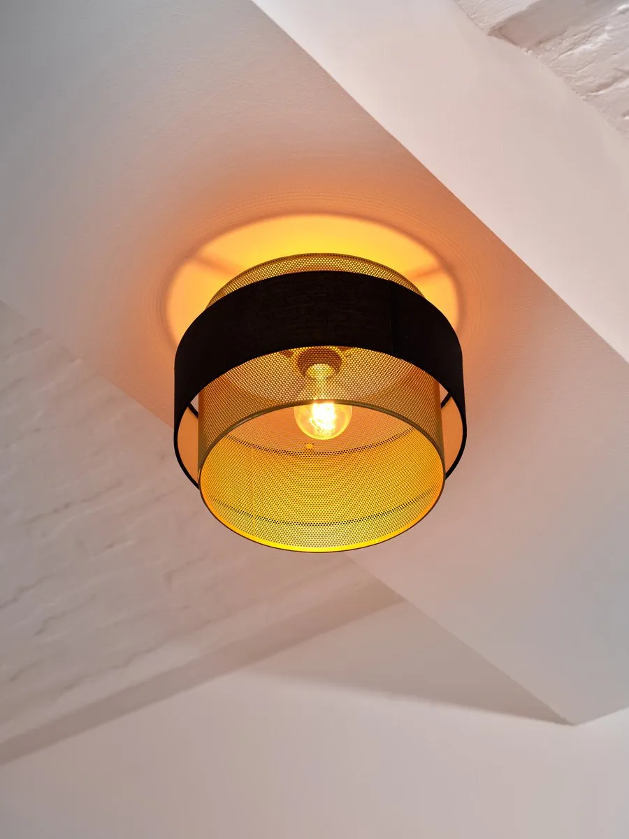 Osram Decor Hornet Plafondlamp E27 - 300mm - Zwart/Goud