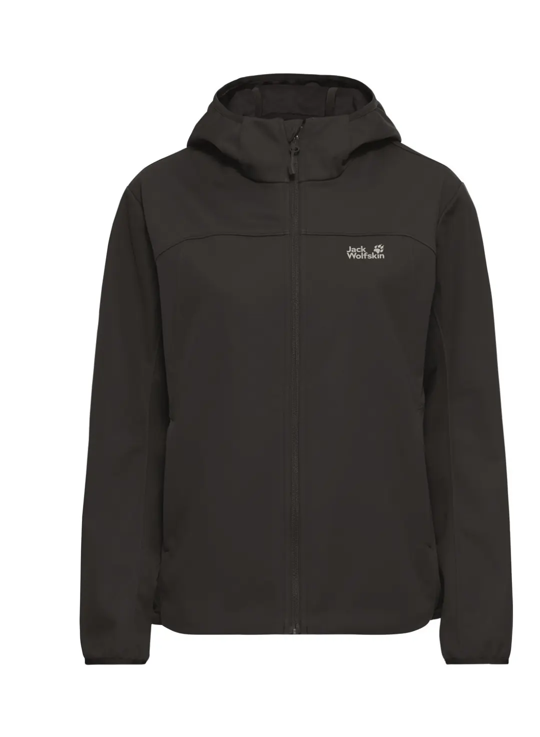 Jack Wolfskin Windhain 2 Hoody Women - Softshell - Dames - Zwart - Maat S