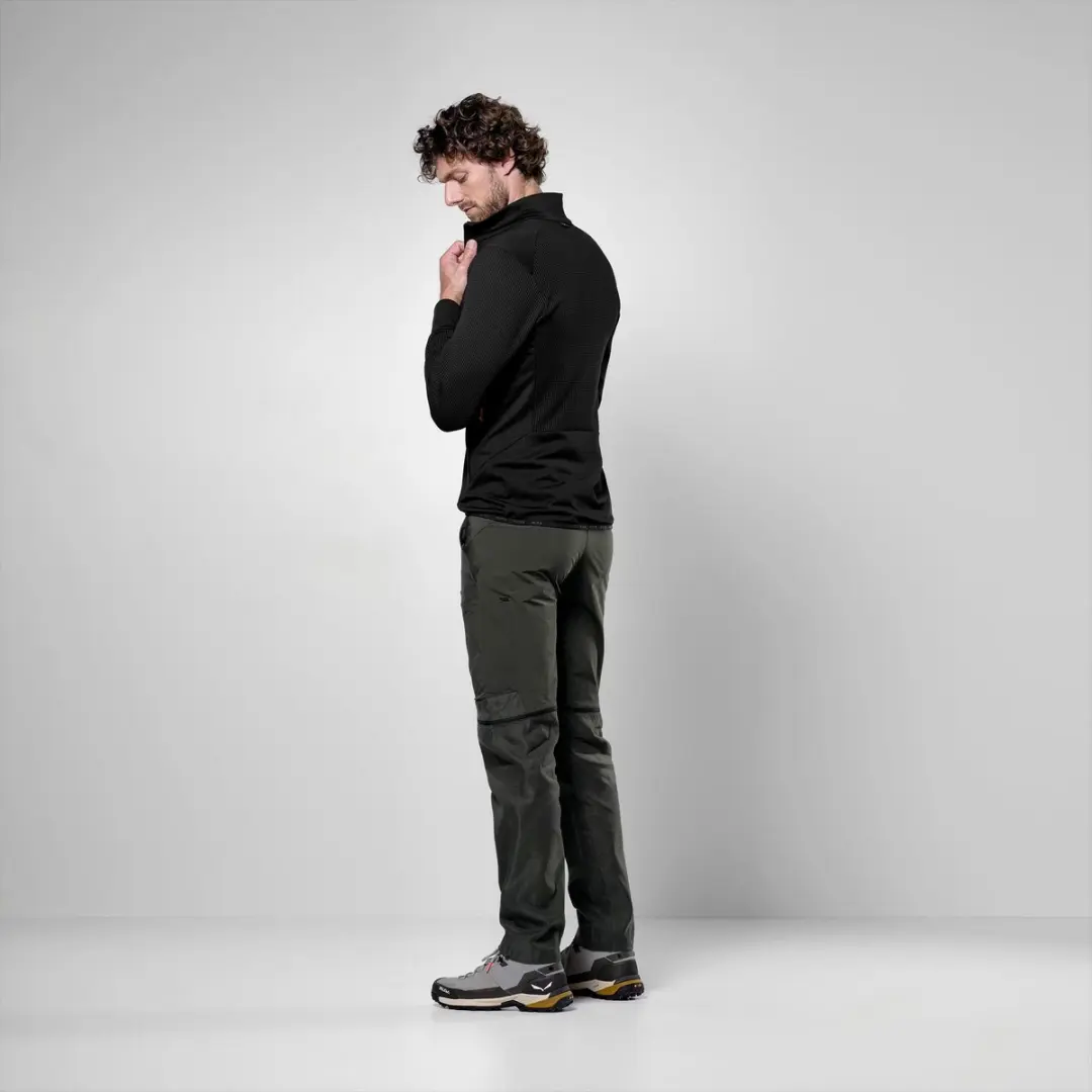 Salewa Puez Waffle Hyb Pl Wandeljack - Black Out - L - afbeelding 2 van 6