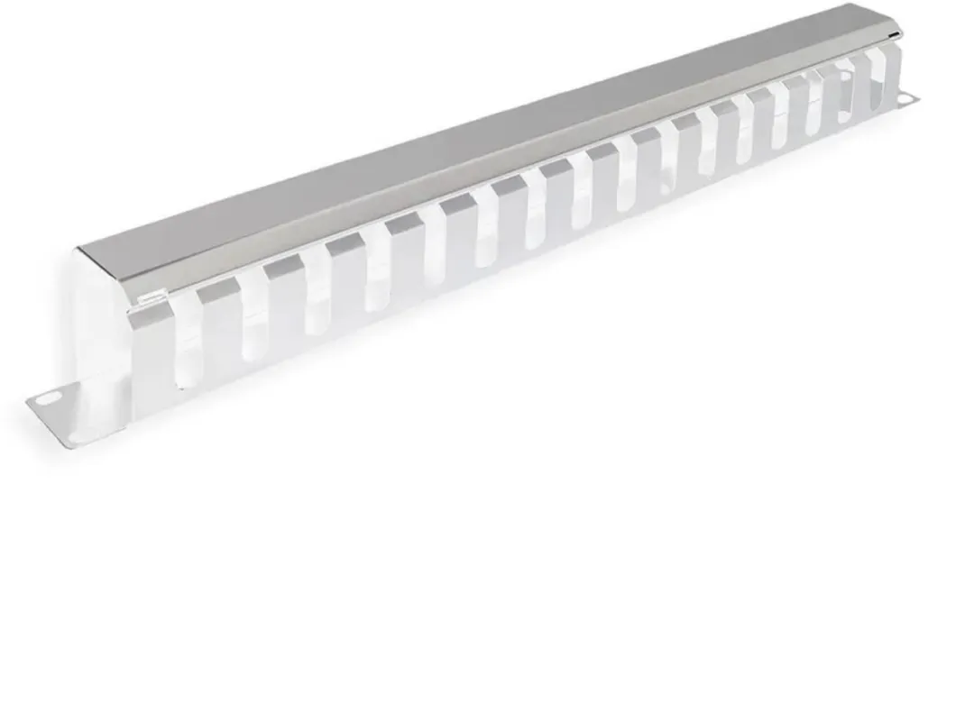 Value 19" Frontplaat 1 HE - 40x40mm Grijs