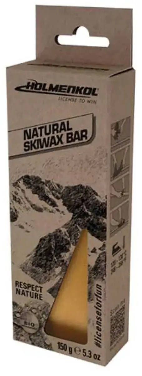 Holmenkol Natural Skiwax Bar 150g - Geel - afbeelding 3 van 3