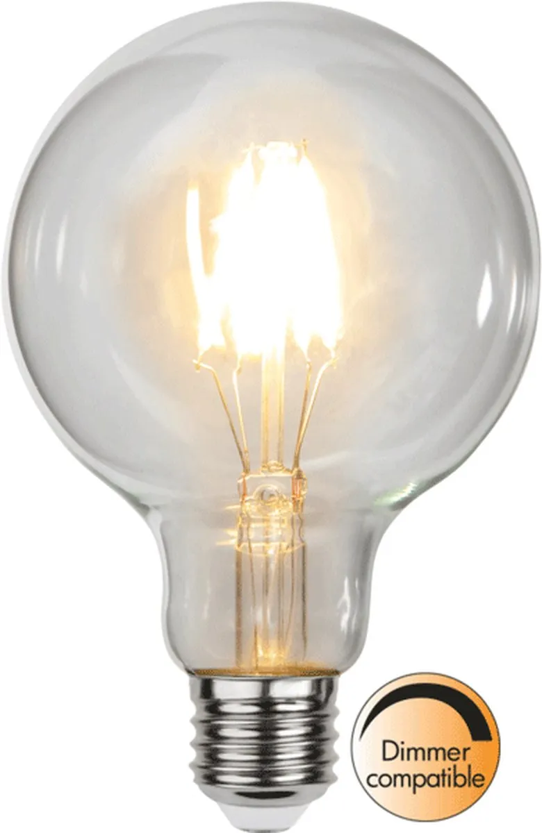 Star Trading G95 Bol E27 4.7W Extra Warm Wit - 2700K - Helder