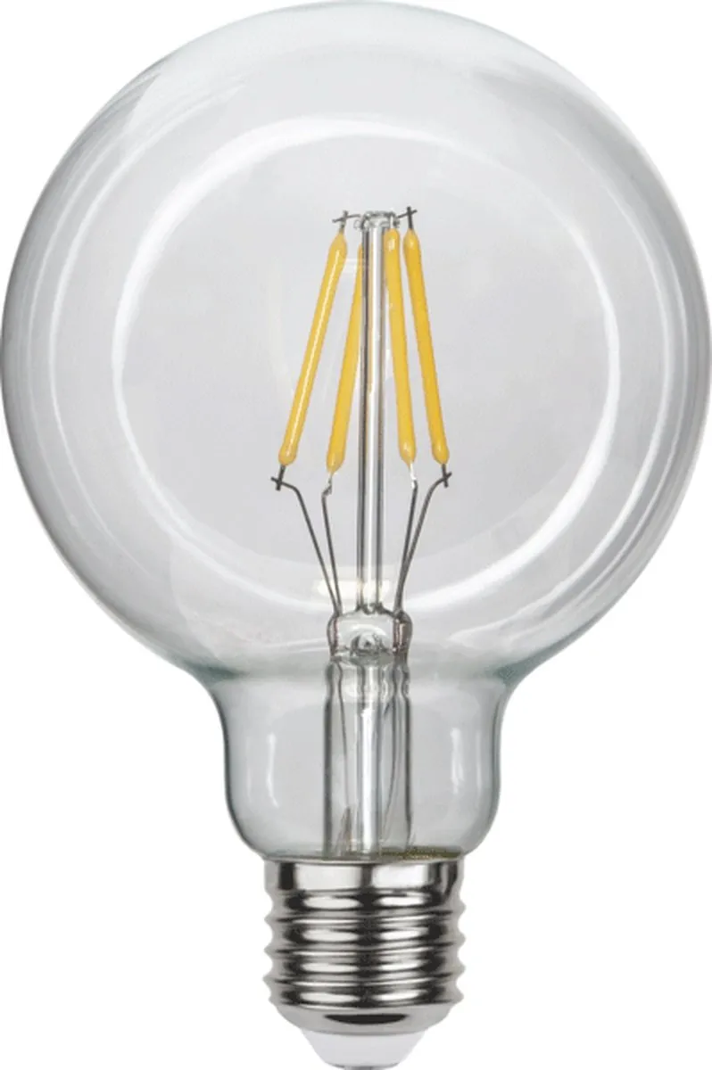 Star Trading G95 Bol E27 4.7W Extra Warm Wit - 2700K - Helder
