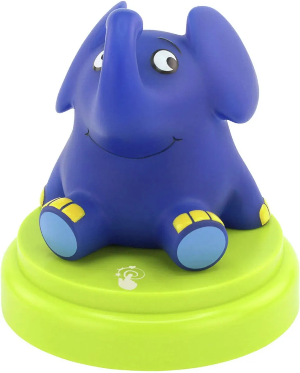 Ansmann Die Maus Olifant Nachtlampje LED Blauw - Met sensor