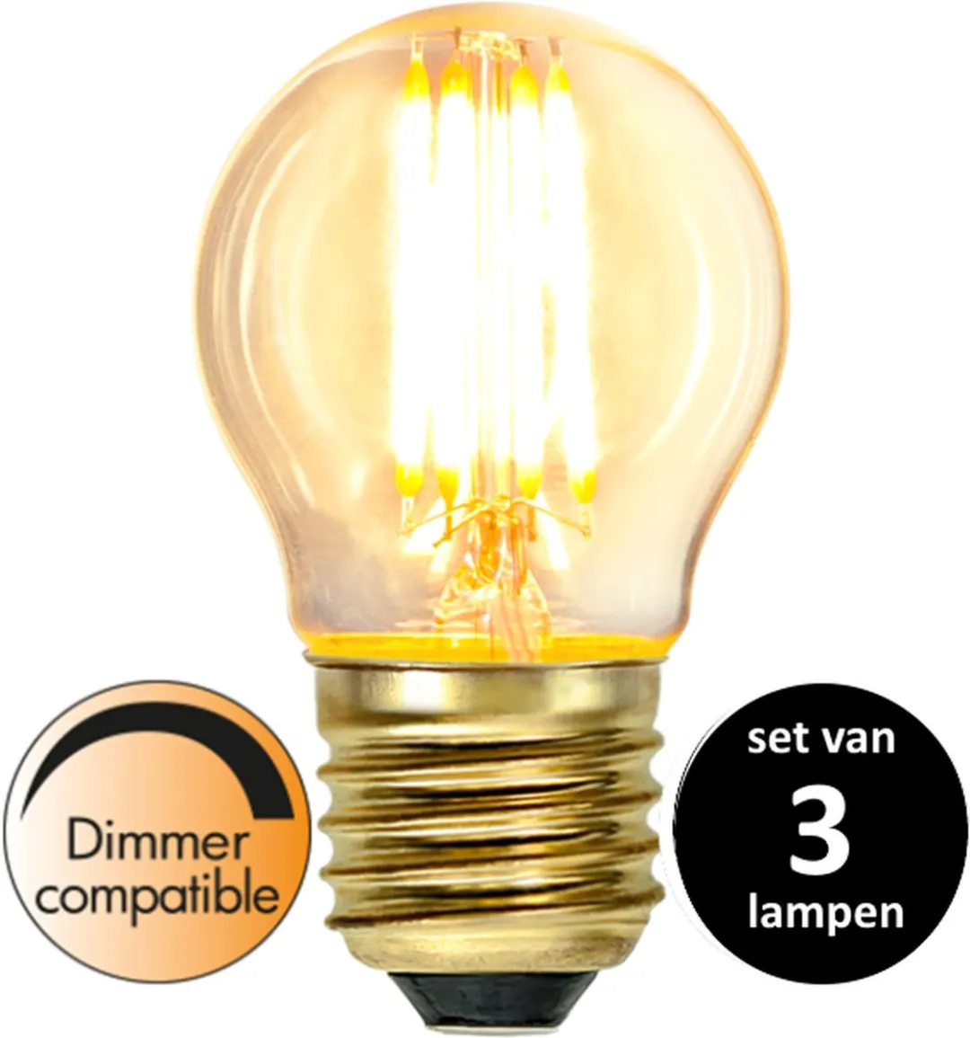 Star Trading Soft Glow Kogellamp E27 4W