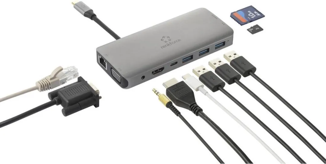 Renkforce RF-4533846 USB-C Laptopdockingstation - Universeel
