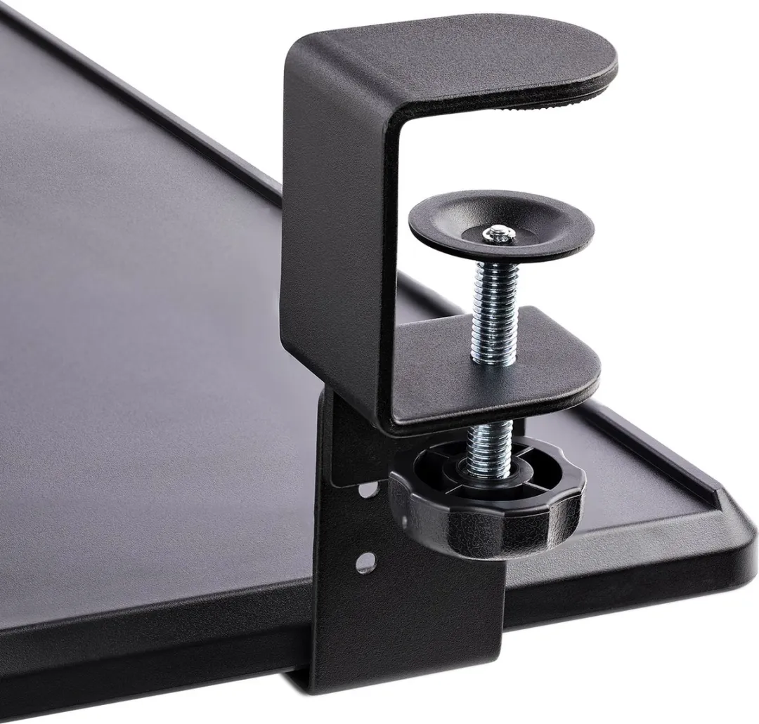 Startech KEYBOARD-TRAY-CLAMP1 Toetsenbordsteun - Zwart