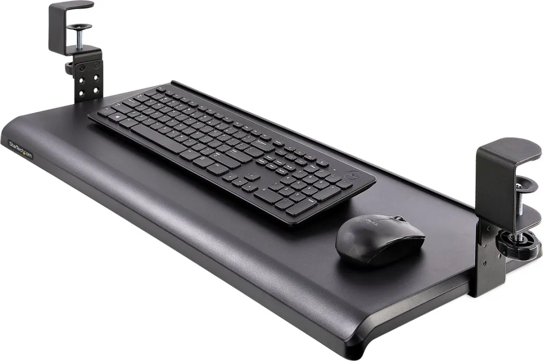 Startech KEYBOARD-TRAY-CLAMP1 Toetsenbordsteun - Zwart