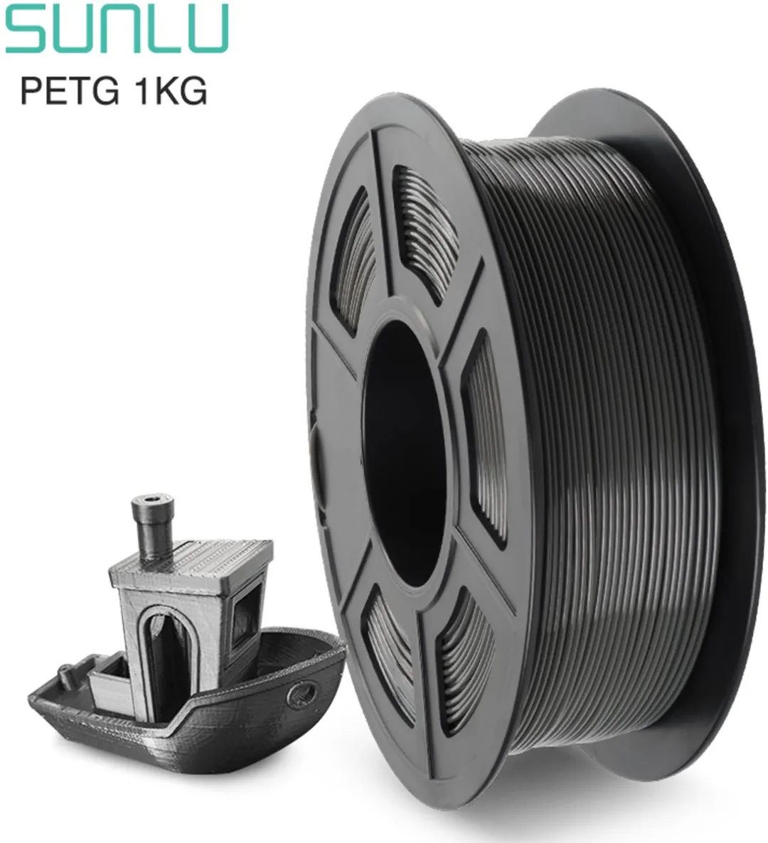 Sunlu PETG Filament 1.75mm - 1kg - Zwart