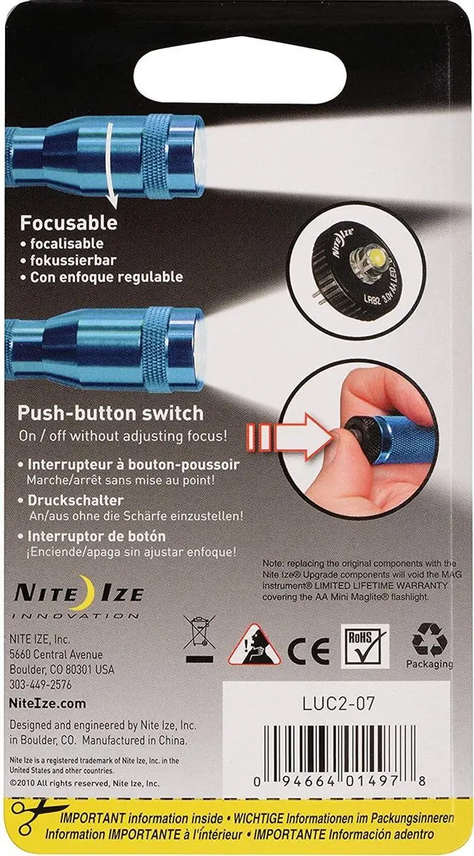 Nite Ize LED Upgrade Combo II voor Maglite Mini AA - afbeelding 4 van 6