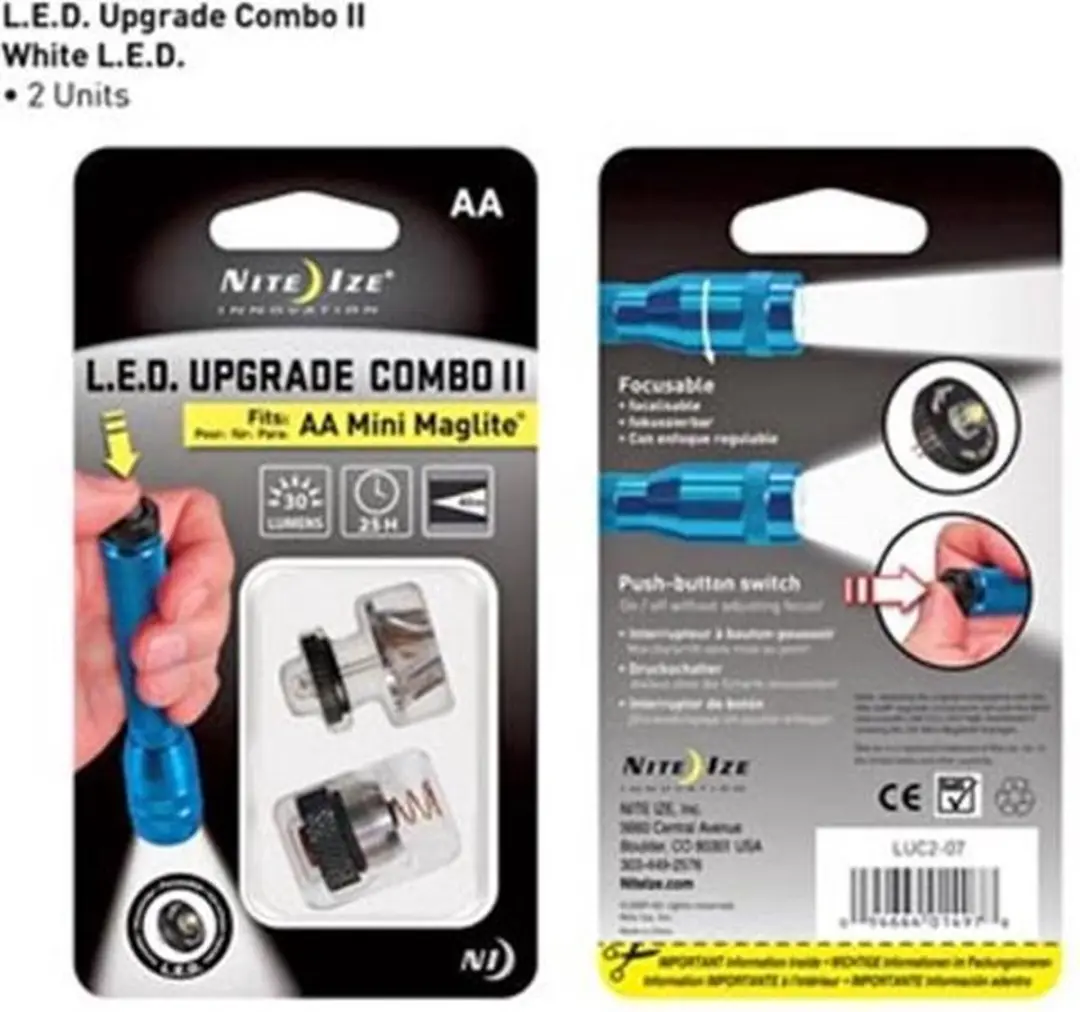 Nite Ize LED Upgrade Combo II voor Maglite Mini AA