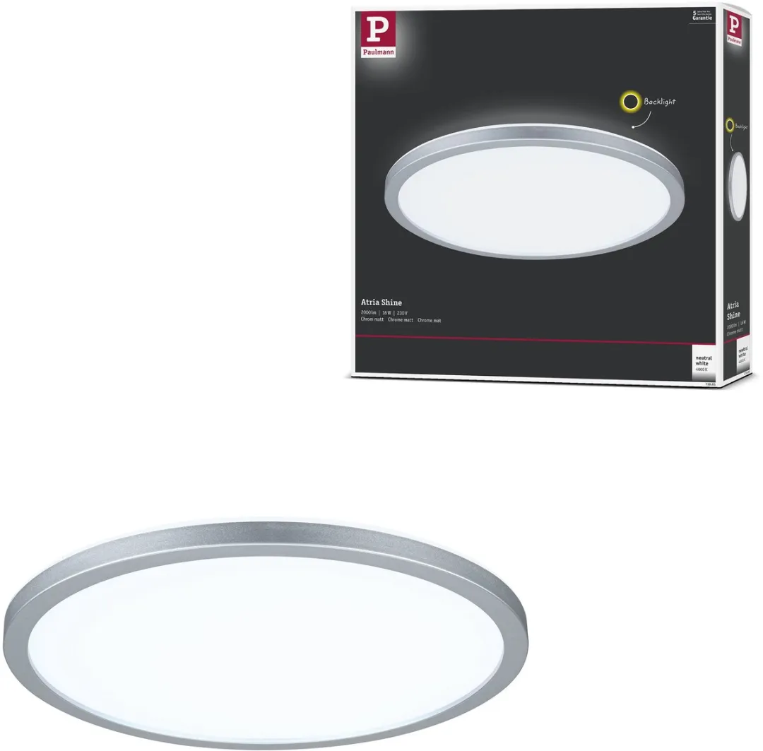 Paulmann Atria Shine LED-paneel 16W 1600lm 4000K