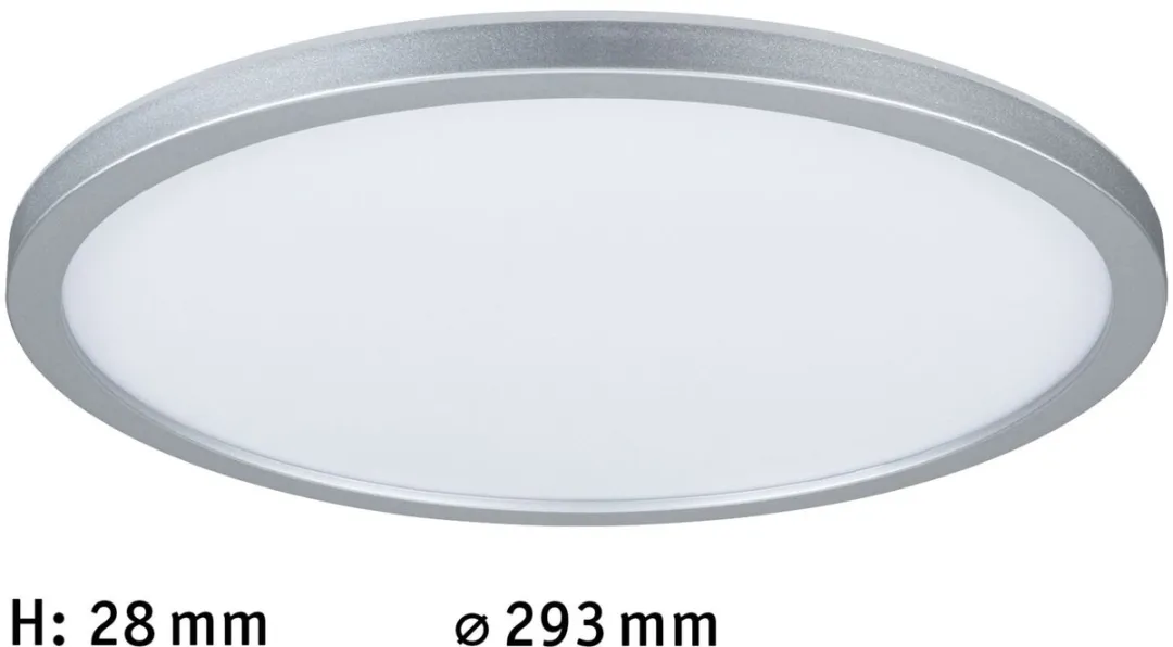 Paulmann Atria Shine LED-paneel 16W 1600lm 4000K - Ø29.3cm Chroom mat - afbeelding 6 van 6