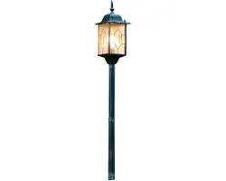 Konstsmide Milano 1-lichts Wandlamp 115cm - Zwart/Zilver
