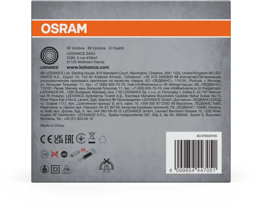 Osram Spot Twist Inbouwdownlight 10W 800lm - 93mm - Wit/Zwart - afbeelding 6 van 6