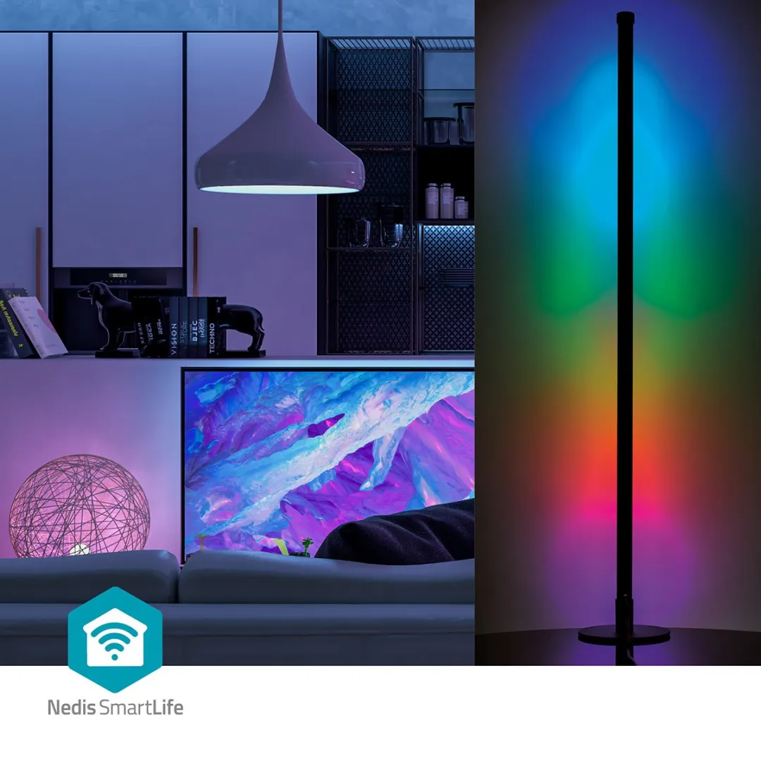 Nedis SmartLife Sfeerverlichting Tube RGBIC 180lm - 10W - Mat
