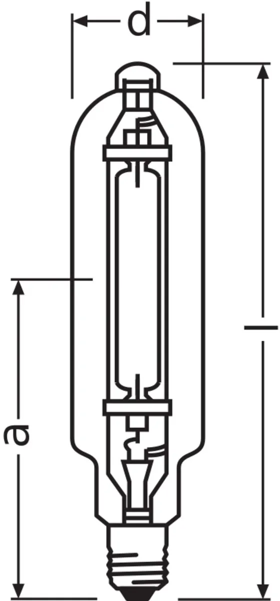 Osram Powerstar HQI-T 2000W 7250K Daglicht