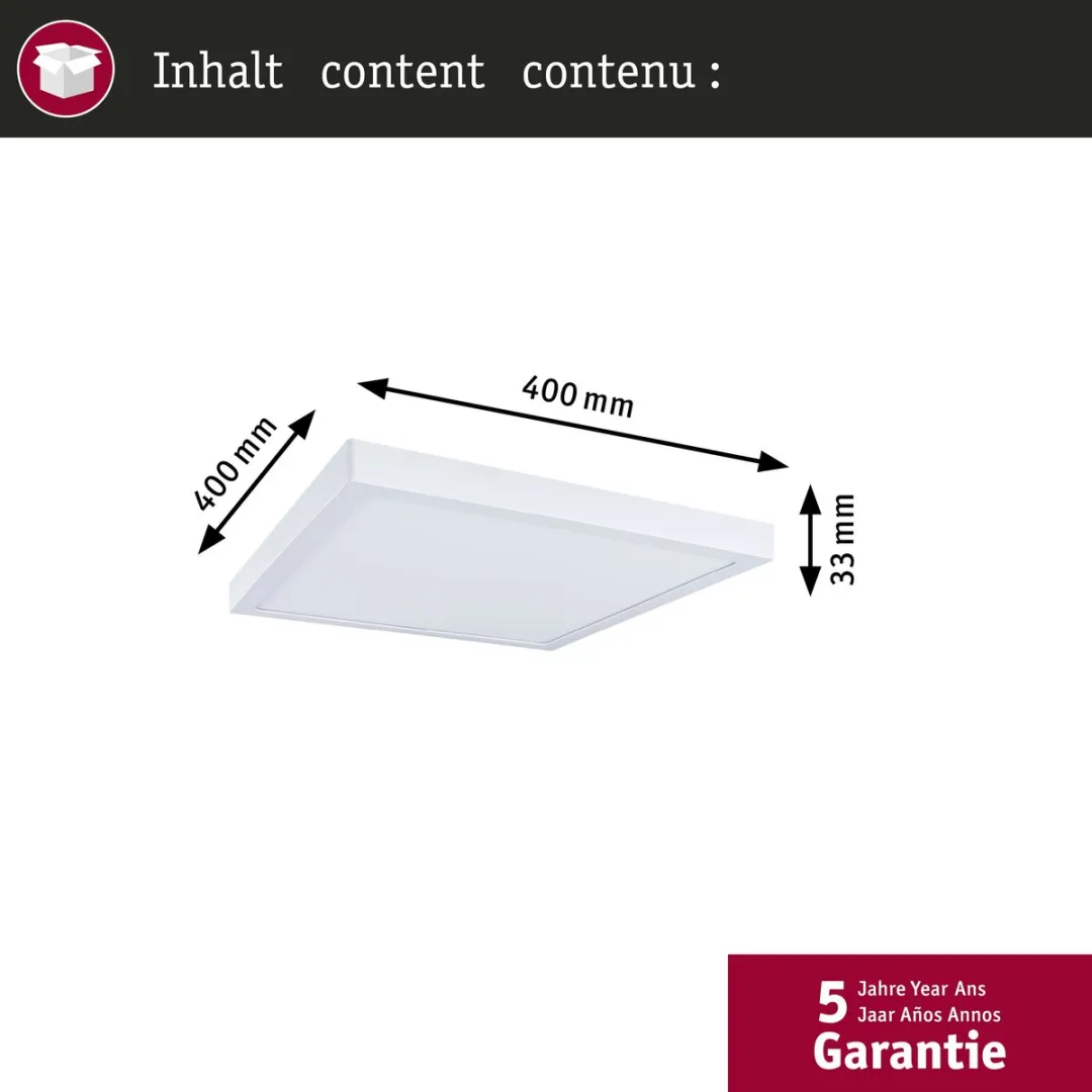 Paulmann LED-paneel Abia 2 White Select 400x400mm - 16W 1400lm