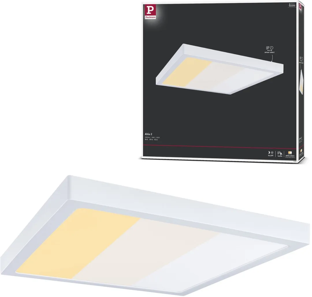 Paulmann LED-paneel Abia 2 White Select 400x400mm