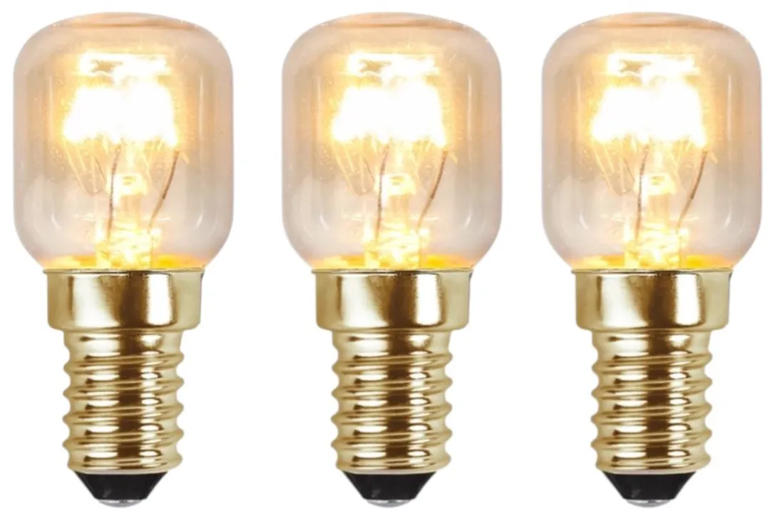 Star Trading Ovenlampje E14 25W Extra Warm Wit - 3 Stuks