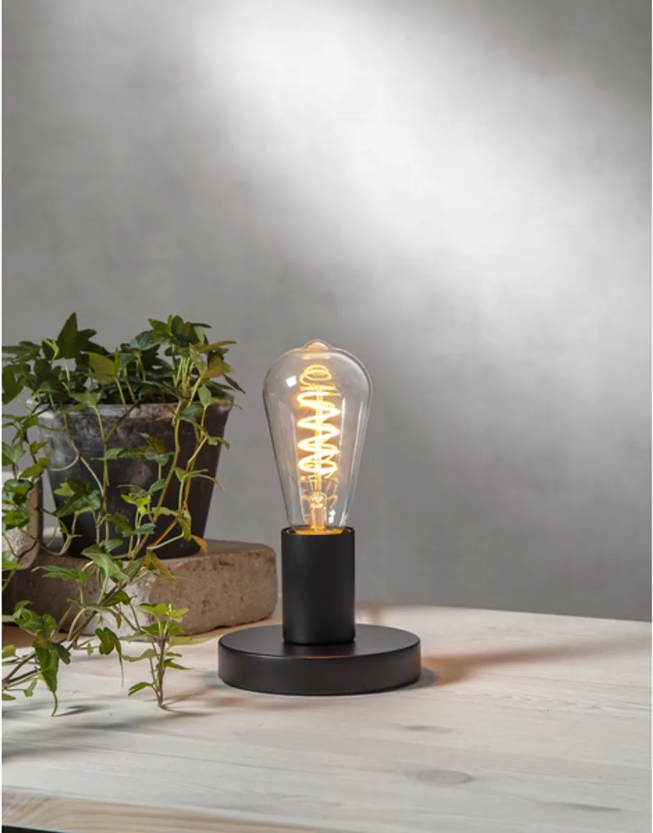 Star Trading Druppel-Edison Lamp E27 4W Super Warm Wit