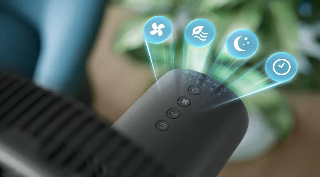 Philips 3000 series Ventilator met standaard