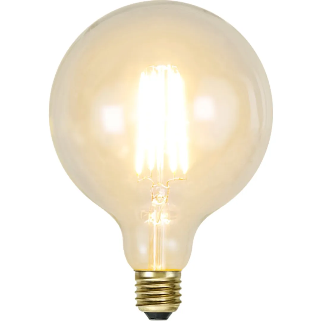 G125 Globelamp - E27 - 3.6W - Super Warm Wit <2200K - Dimbaar - Filament - Helder