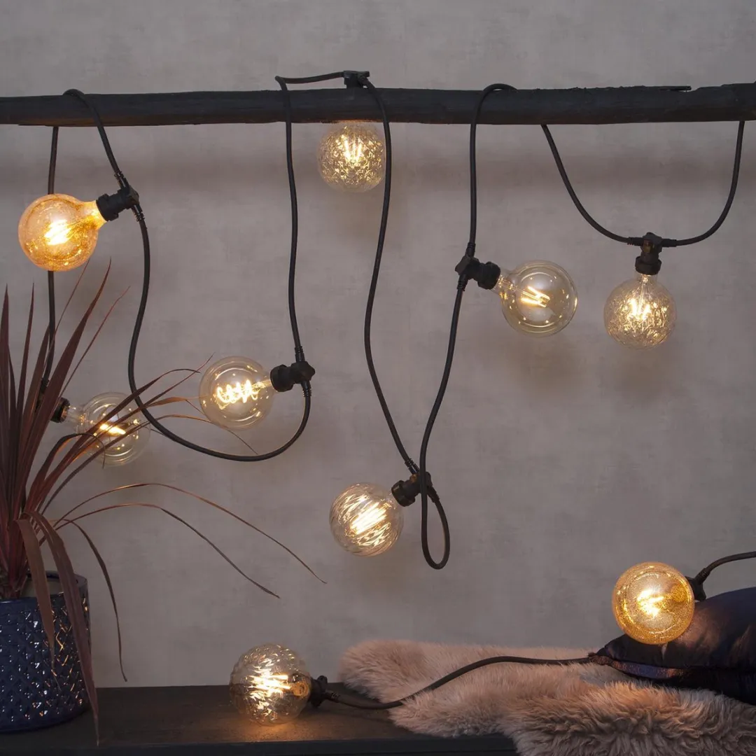 G125 Globelamp - E27 - 3.6W - Super Warm Wit <2200K - Dimbaar - Filament - Helder