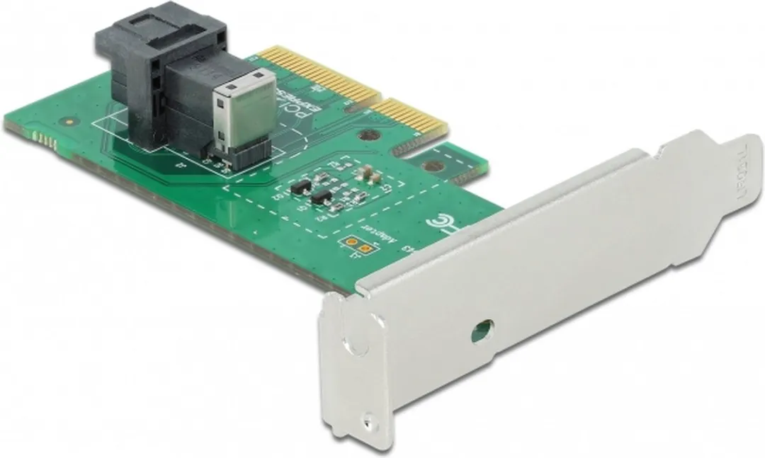 Delock PCIe x4 naar SFF-8643 NVMe Kaart - Low Profile