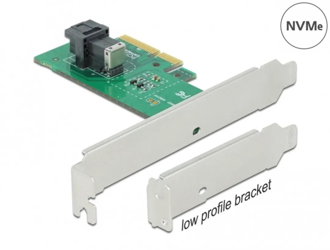 Delock PCIe x4 naar SFF-8643 NVMe Kaart
