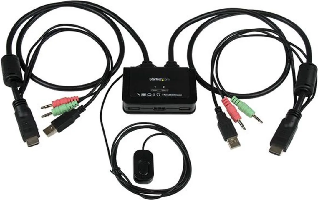 Startech SV211HDUA KVM-switch 2x USB HDMI