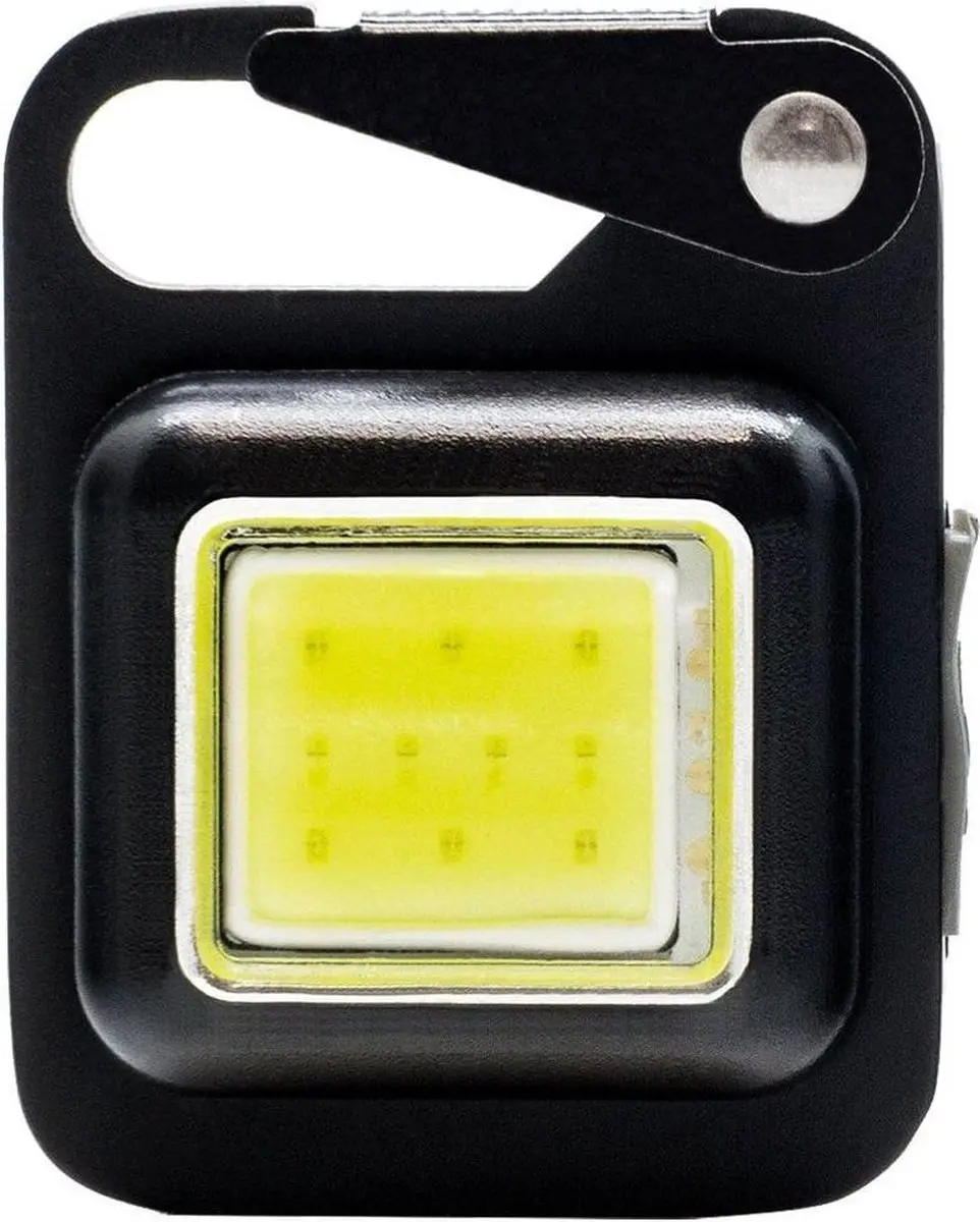 True Utility Button Lite LED Carabiner - Rood - afbeelding 5 van 5