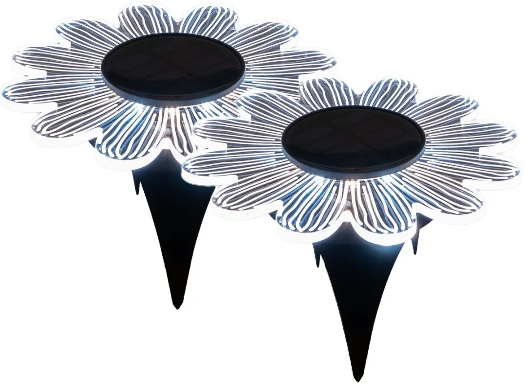 Anna's Collection Solar Prikspot Bloem 15cm
