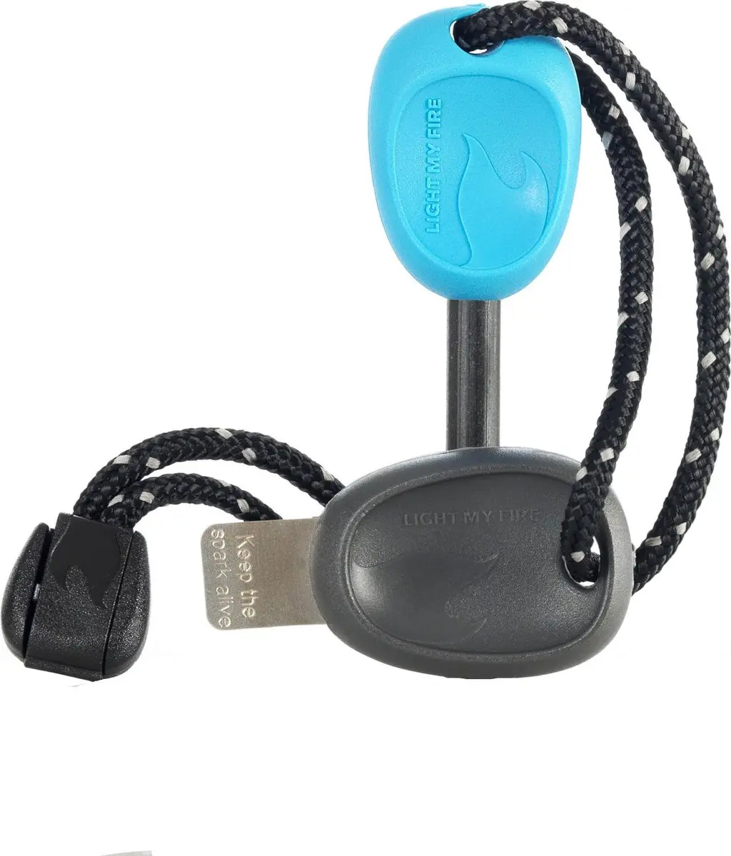 Light My Fire Firesteel Scout Cyaan Blauw + Noodfluit