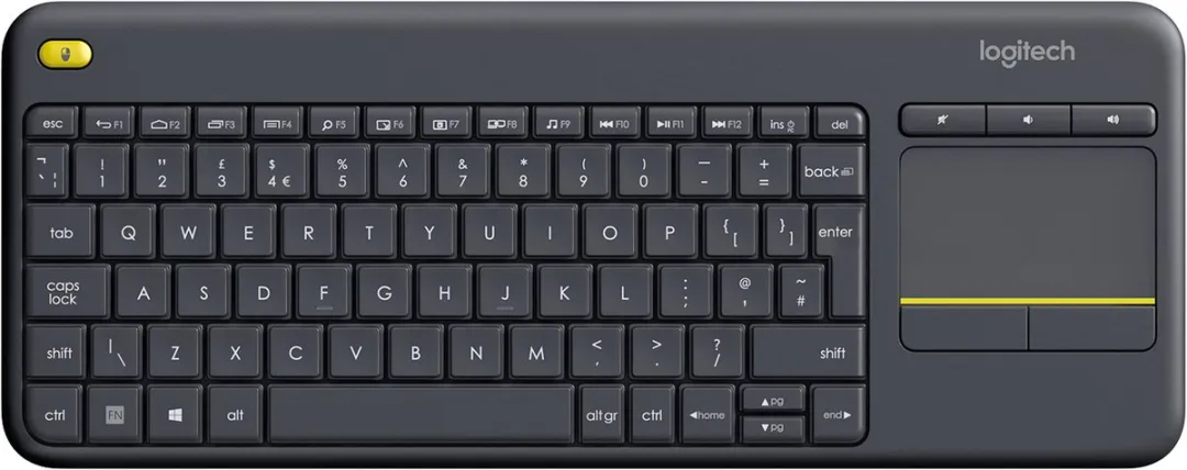 Logitech K400 Plus Draadloos Toetsenbord - Zwart