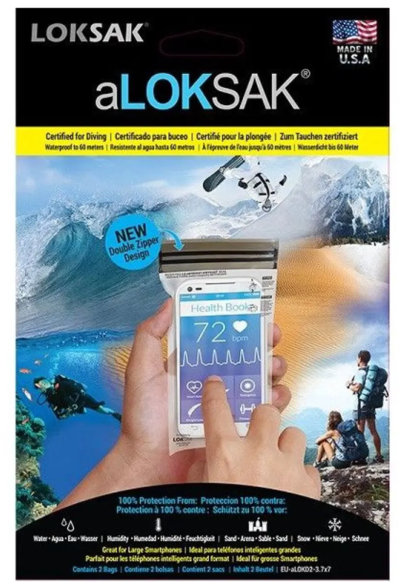 LokSak aLoksak Waterdichte Hoezen 4x7 - 2 st. - Transparant - afbeelding 4 van 4