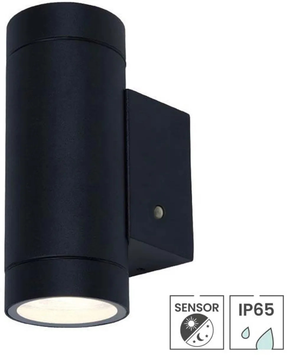 Lybardo Buitenlamp met Sensor Wandlamp 2x GU10