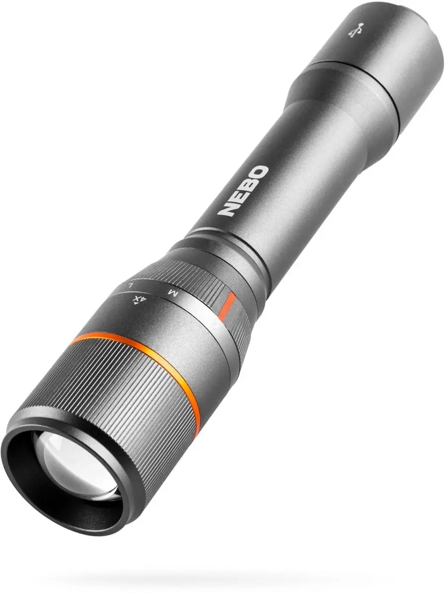 NEBO Davinci 2000 LED Zaklamp Oplaadbaar - 2000 Lumen - afbeelding 2 van 6