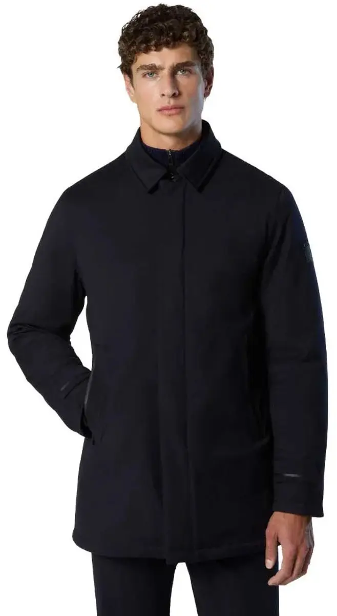 North Sails Horizon Wool Blend Trench Jas Blauw S Man