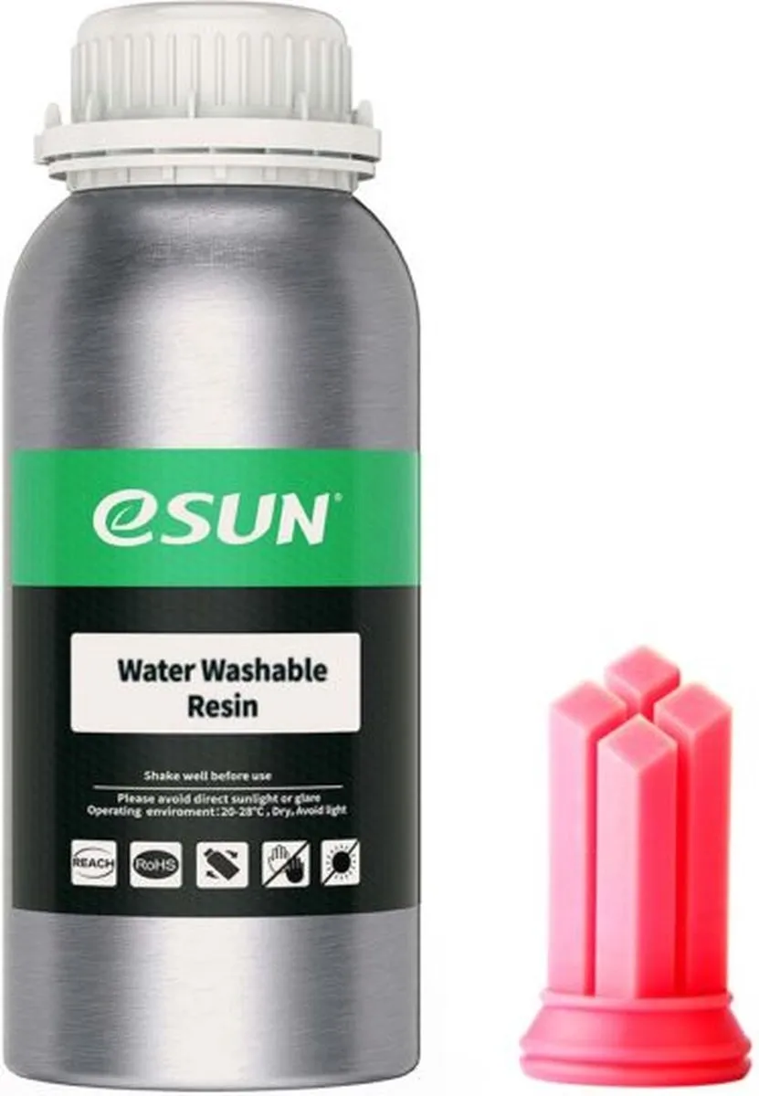 ESUN Water Washable Resin Rood 0.5kg