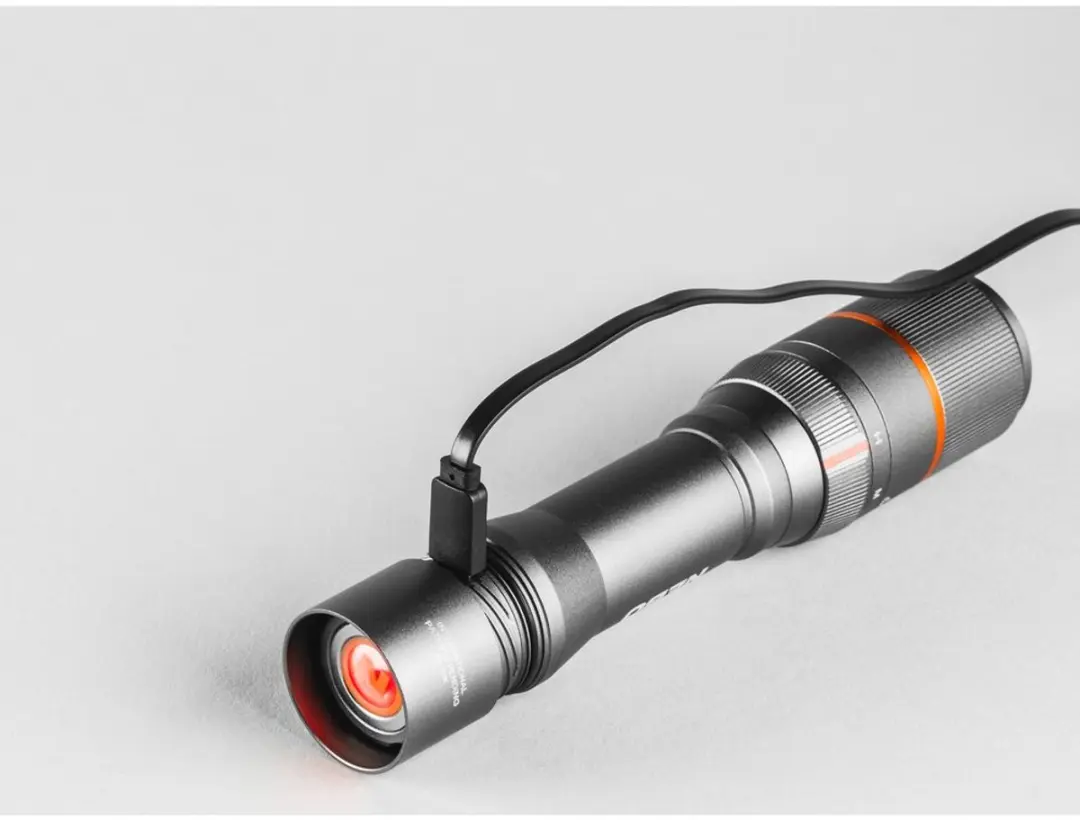 Nebo Davinci 1000 NEB-FLT-0018-G LED Zaklamp - Grijs - afbeelding 3 van 6