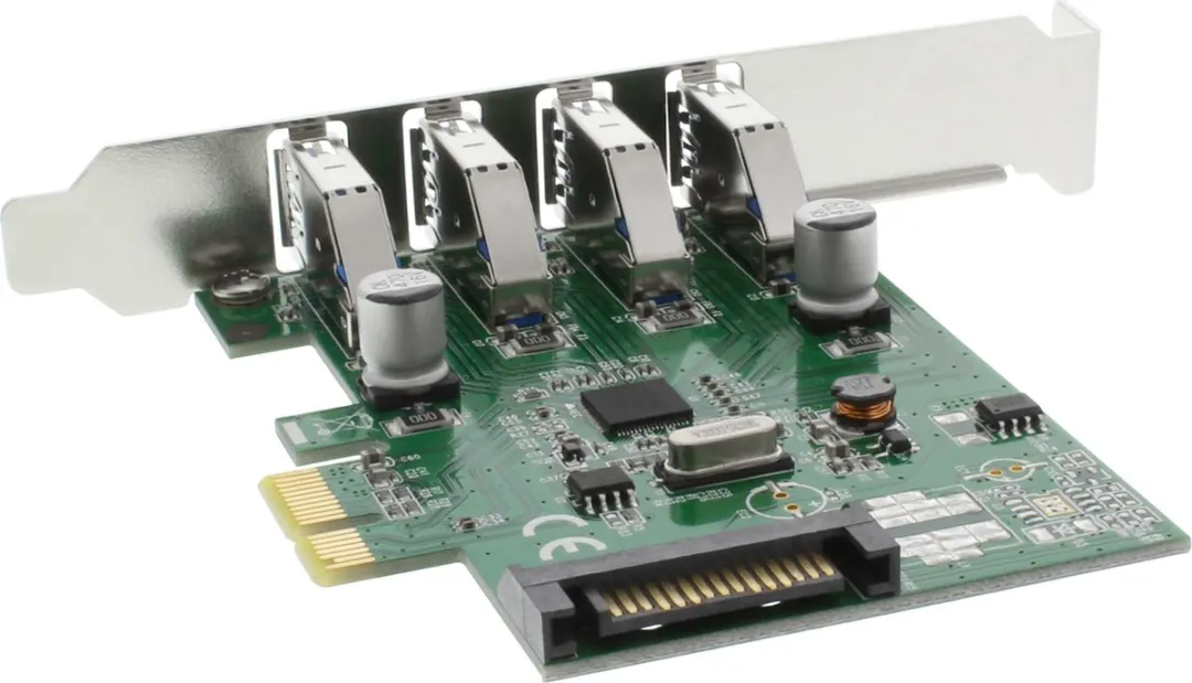 InLine 76661C PCIe USB 3.0 Interfacekaart - 4x USB3 - afbeelding 4 van 5