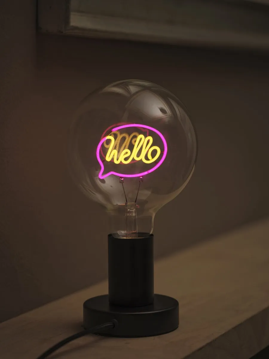 Osram 1906 Letter LED Tafellamp Hello - 1,2W Warm Wit - Ø125cm - afbeelding 6 van 6