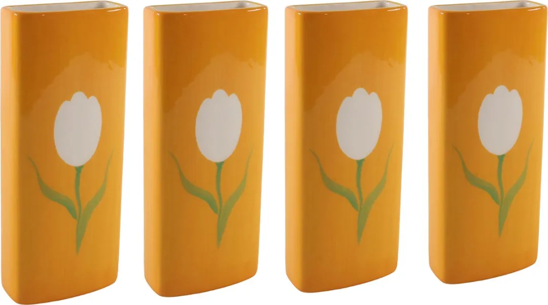 Svenska Living Radiatorbak luchtbevochtiger/waterverdamper - 8 st - 20 x 8 cm - porselein