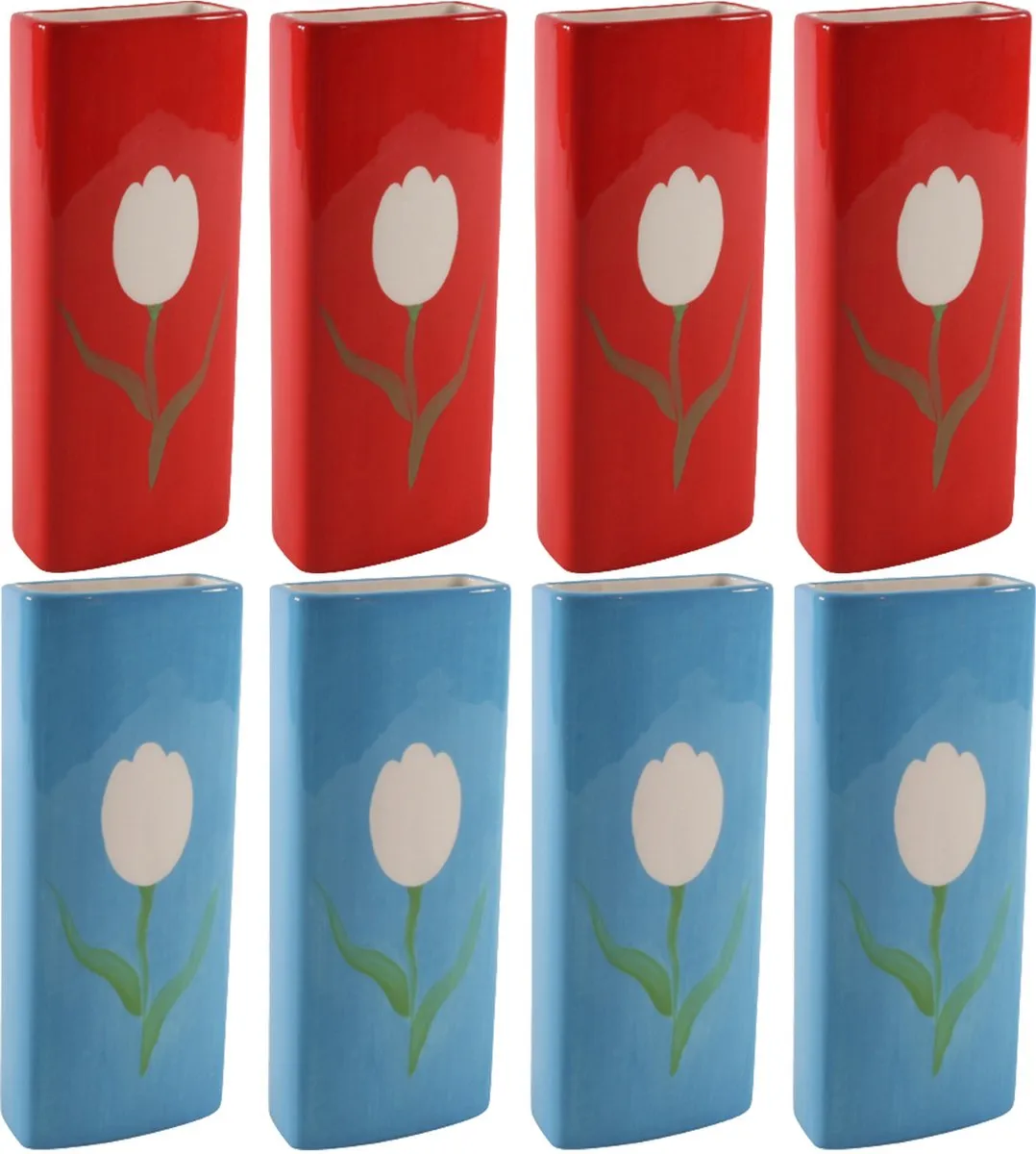 Svenska Living Radiatorbak luchtbevochtiger/waterverdamper - 8 st - 20 x 8 cm - porselein