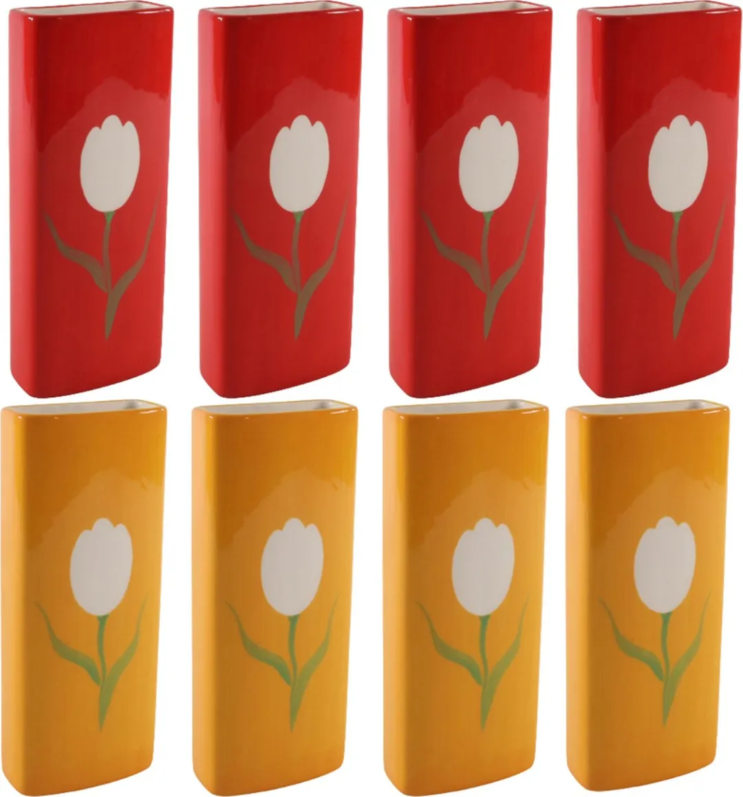 Svenska Living Radiatorbak luchtbevochtiger/waterverdamper - 8 st - 20 x 8 cm - porselein