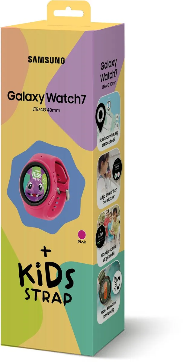 Samsung Galaxy Watch7 for Kids 40mm LTE - Roze - afbeelding 6 van 6