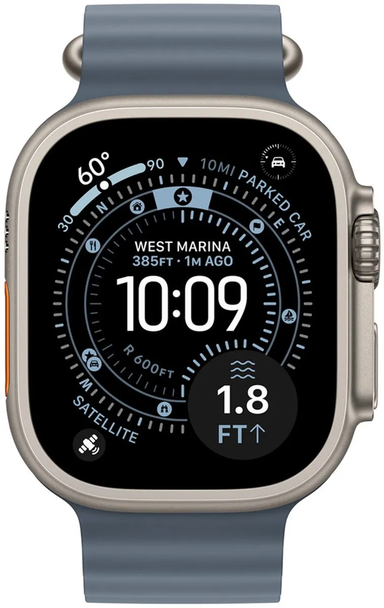 Apple Ocean Band Apple Watch 44/45/46/49mm - Anchor Blue